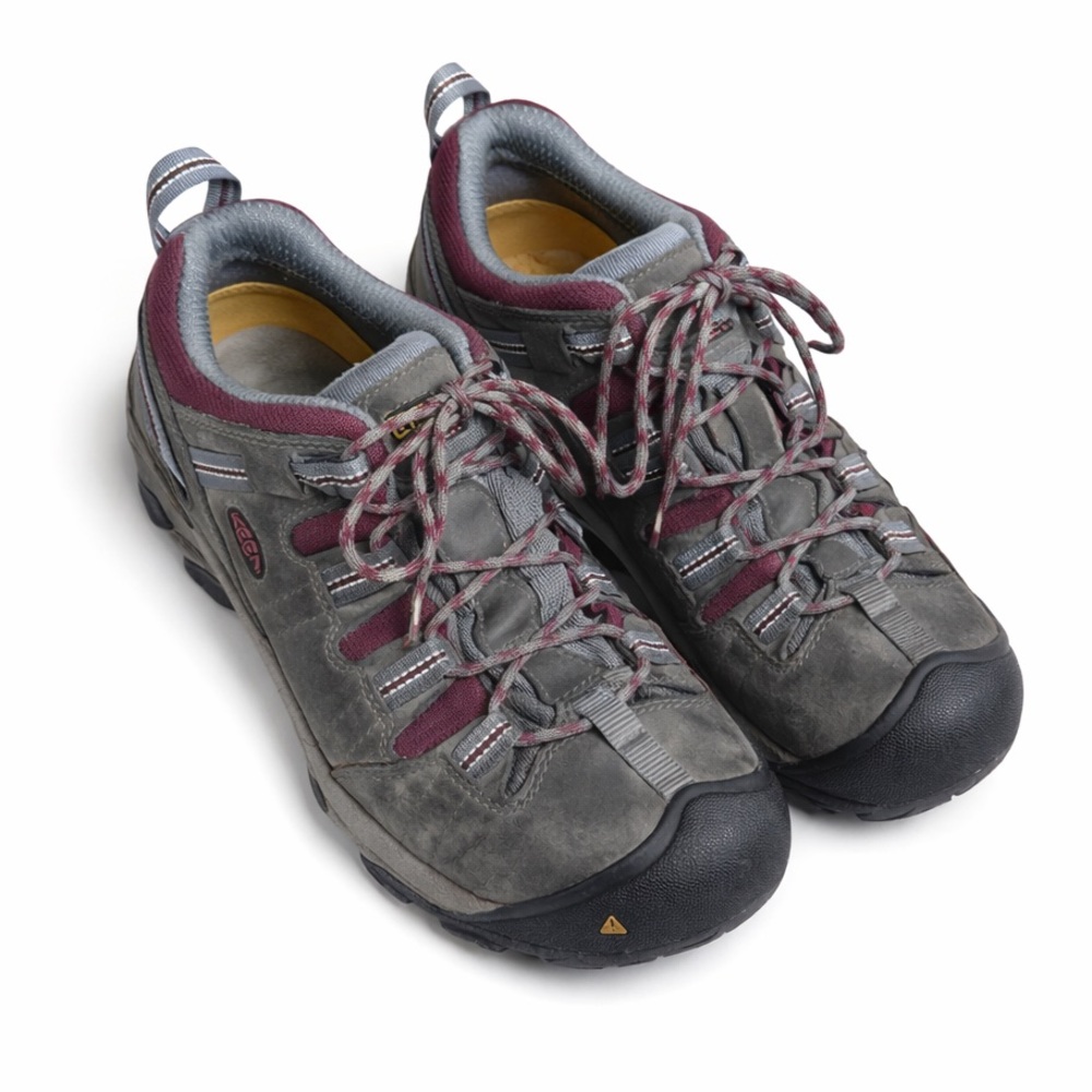 KEEN Waterproof Hiking Shoes Trail Sneakers Outdoor Gray Purple Women’s 9.5